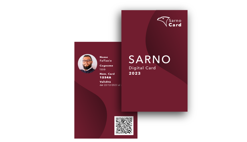 Graphic design sarno card